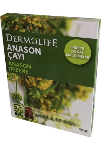 Dermolife Anason Rezene Bitki Çayı 50 gr