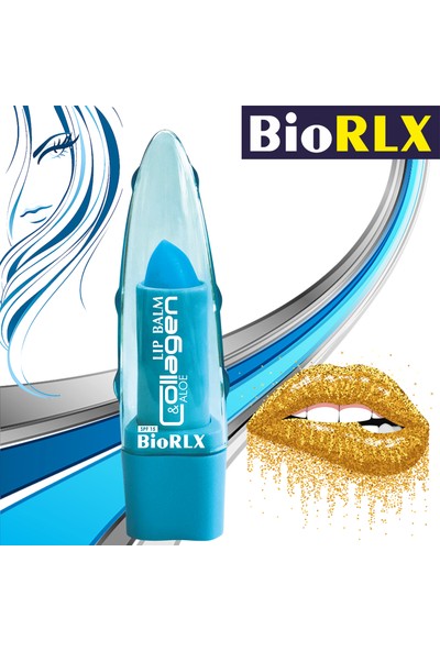 Biorlx Aloe Vera + Collagen + Spf 15(Güneş Koruyucu) Lip Balm Color Free (Renksiz) + Paraben Free (Parabensiz)Unisex 2 Adet