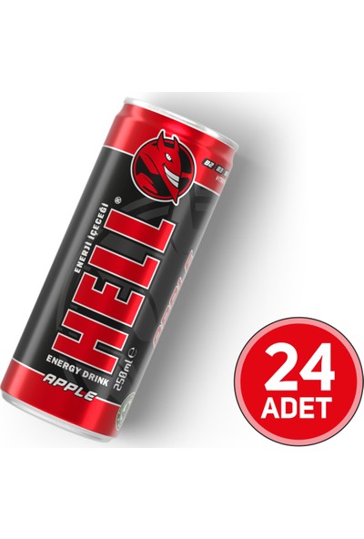 Hell Energy Drink Apple 24'lü x 250 ml