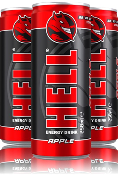 Hell Energy Drink Apple 24'lü x 250 ml