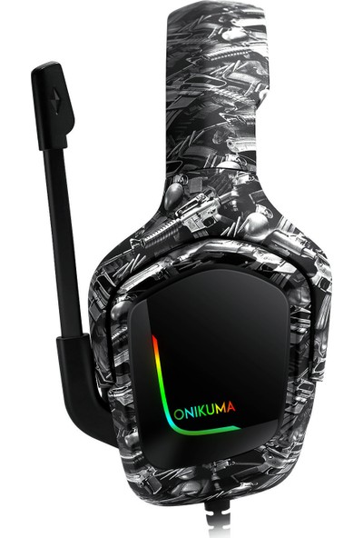 Onikuma K20 3.5 mm Kablolu Gaming Headset Surround Ses Kulaklık (Yurt Dışından)