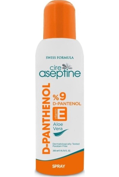 Cire Aseptine D-Panthenol Aloe Vera Spray 200 ml