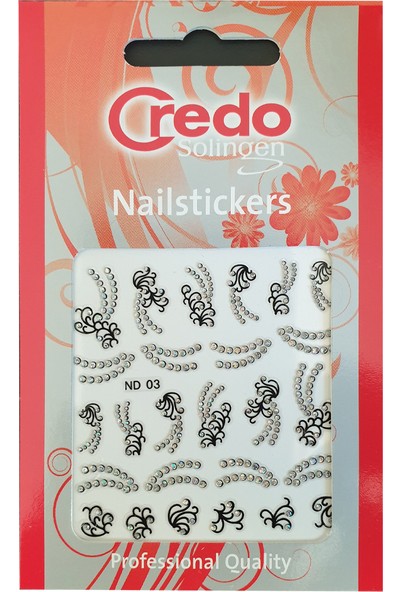 Credo Solingen Nail Sticker Tırnak Sticker Süsü