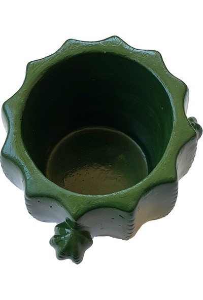 Merland Sukulent Merland Saksı Kaktüs Modeli Yeşil