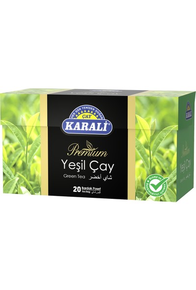 Karali Bardak Poşet Bitki Çayı Yeşil Çay 20'li