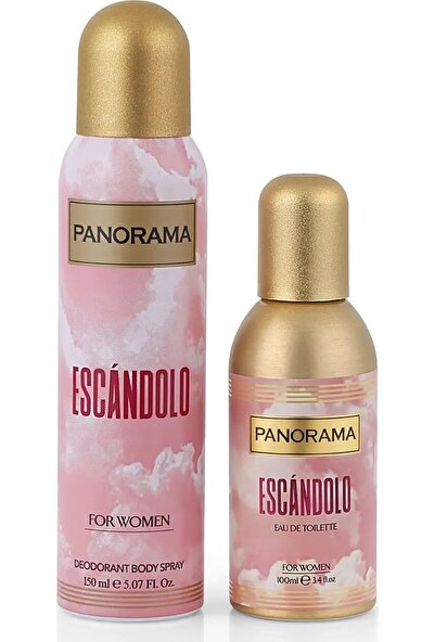 Panorama Escandolo For Women Gift Parfüm Set 100 ml + 150 ml