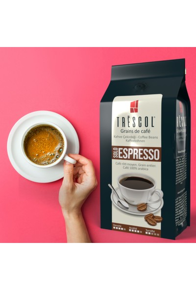Trescol Espresso French Press için Öğütülmüş Kahve 250 gr İri French Press