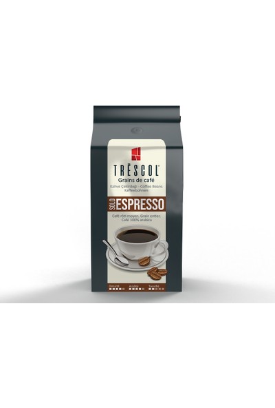 Trescol Espresso Metal Filtre için Öğütülmüş Kahve 250 gr Orta Metal Filtre