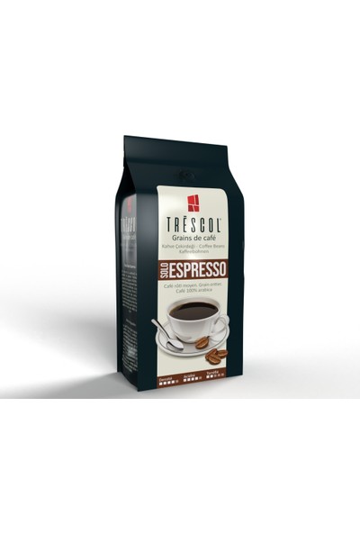 Trescol Espresso Metal Filtre için Öğütülmüş Kahve 250 gr Orta Metal Filtre