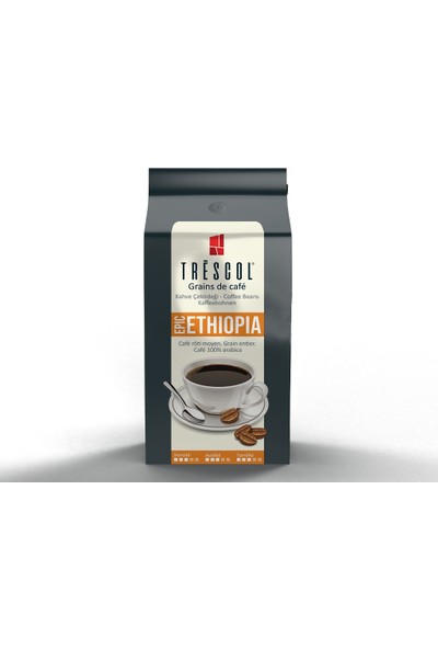 Trescol Ethiopia Syphon için Öğütülmüş Kahve 250 gr İri Sifon Syphon