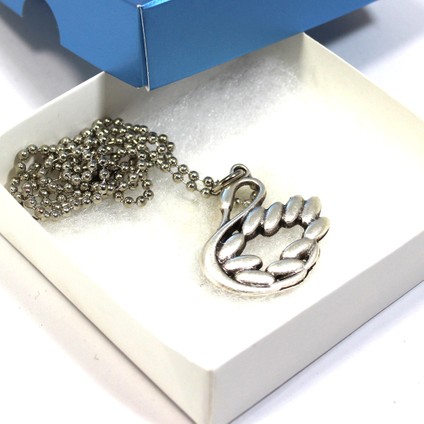 Kuğu Gümüş Kaplama Zincir Kolye fiyatları