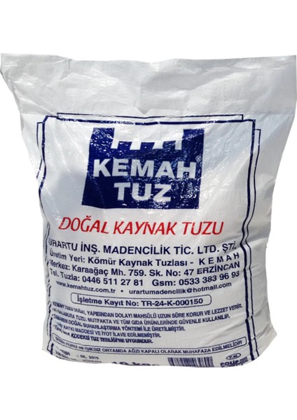 Kemah Doğal Kaya Tuzu 1 kg