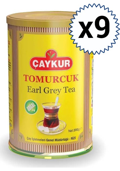 Tomurcuk Çay Teneke 200 gr 9 Adet