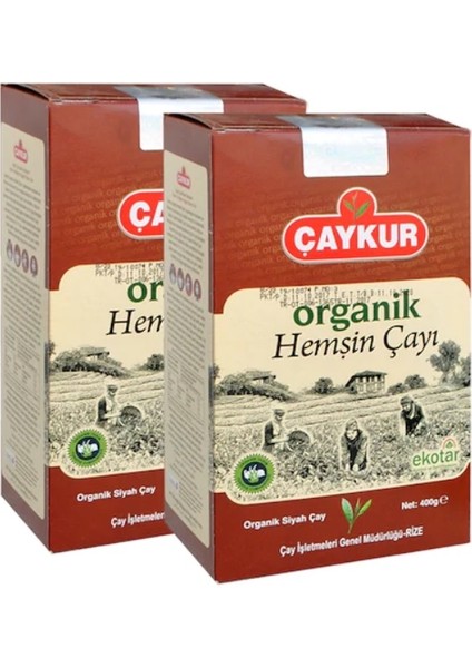 Organik Hemşin Çayı 400 gr Karton Kutu 2 Adet