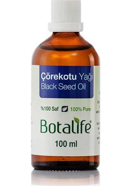 %100 Saf Doğal Çörek Otu Yağı Soğuk Pres (Nigella Sativa) 100 ml