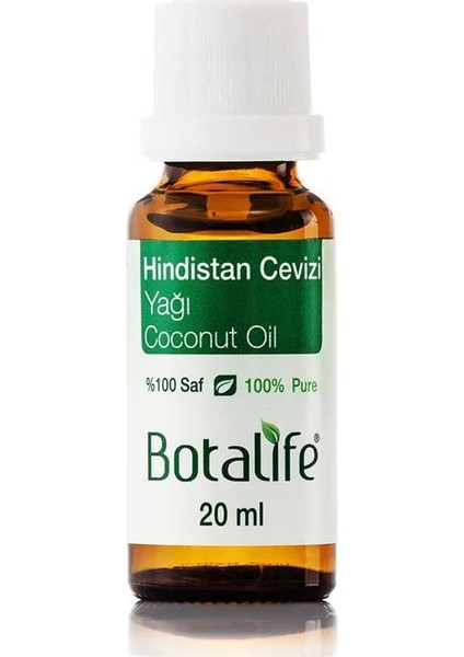 %100 Saf Doğal Hindistan Cevizi Yağı(cocos nucifera) 20 ml