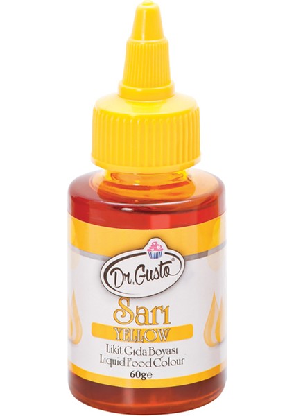 Sarı Likit Gıda Boyası 60 G