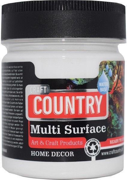 Country Multi Surface Hobi Boyası 550 cc 1001 Beyaz