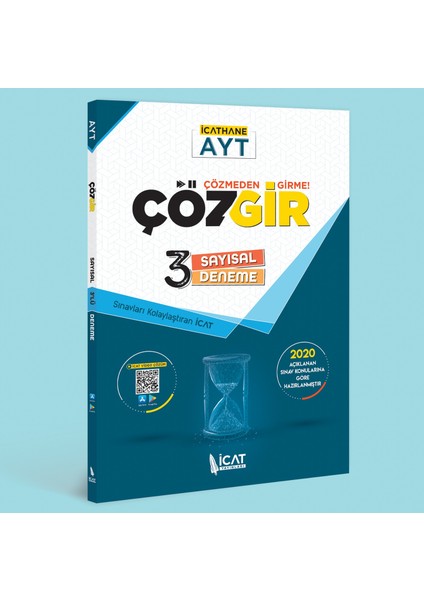 Icat Yayınları AYT Sayısal 3 Deneme Sınavı 1. Dönem