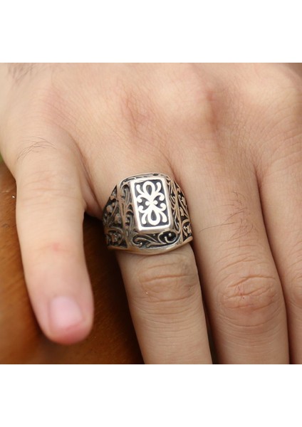 Lisanslı 925 Ayar Gümüş Kurtlar Vadisi Yüzüğü indirimleri