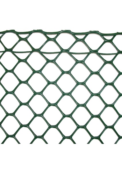 Intermas 170637 HEXA mAS Yeşil 1x25 m 20x20 mm UV Filtreli Yüksek Dayanıklı Plastik Çevirme Çiti (HDPE)
