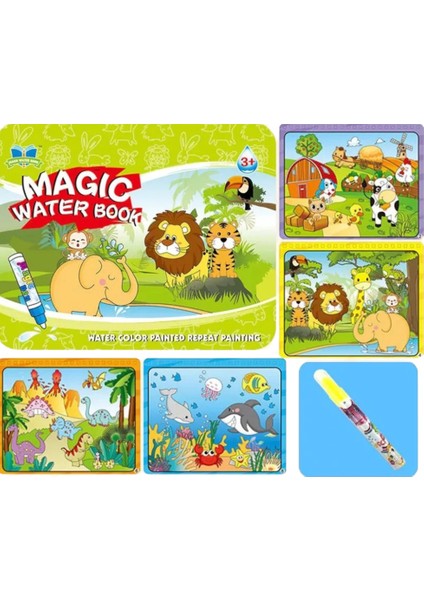 Sihirli Boyama Kitabı Orman Hayvanları