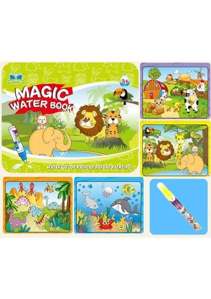 Sihirli Boyama Kitabı Orman Hayvanları modelleri