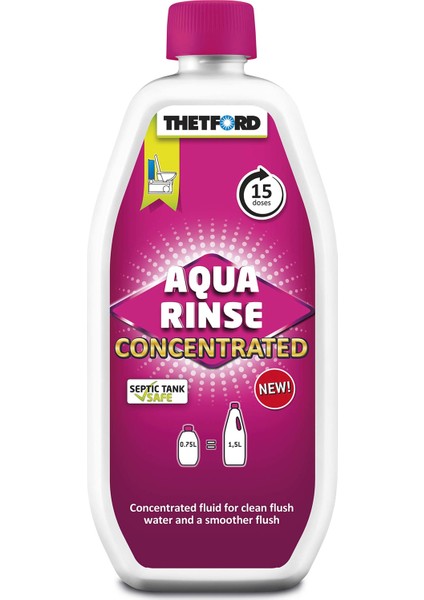 Concentrated Aqua Rinse Temiz Su Tankı Temizleyici Kimyasa 750ML