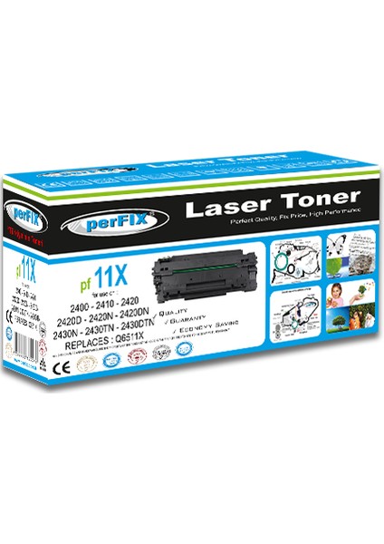 Pf 11X – Q6511X 12000 Sayfa Siyah Muadil Toner fiyatları