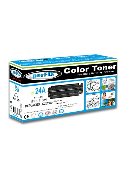 Pf 2624A - Q2624A - 1150 2500 Sayfa Siyah Muadil Toner fiyatları