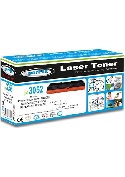Pf 3052 – 3215 – 3225 – 3260 3000 Sayfa Siyah Muadil Toner
