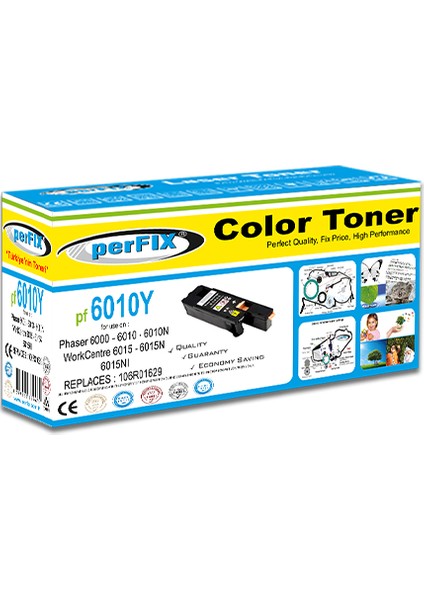 Pf 6000Y –6010 Xerox X6000 1400 Sayfa Sarı Muadil Toner fiyatları