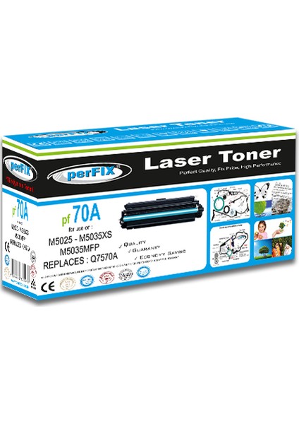 Pf 70A - Q7570A - 5025 15000 Sayfa Siyah Muadil Toner fiyatları