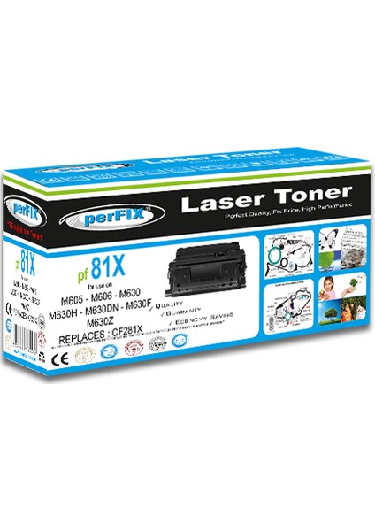 Pf 81X - CF281X 25000 Sayfa Siyah Muadil Toner fiyatları