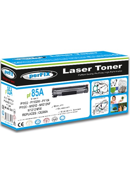 Pf 85A – CE285A -CP1102 (5415) 1500 Sayfa Siyah Muadil Toner