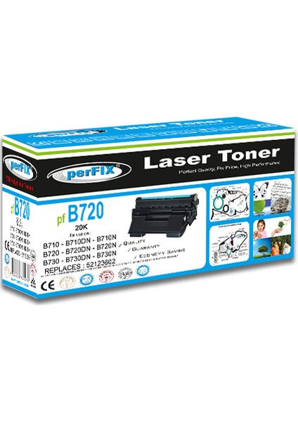 Pf B720 B730 ( 01279101) 20000 Sayfa Siyah Muadil Toner fiyatları