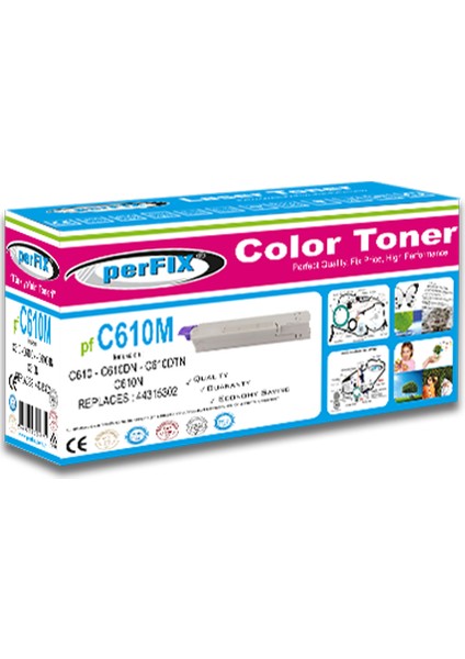 Pf C610 44315322 6000 Sayfa Kırmızı Muadil Toner fiyatları