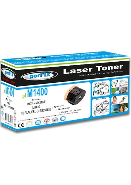 Pf M1400-MX14 0652 2 2200 Sayfa Siyah Muadil Toner