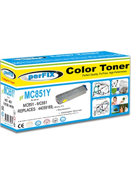 Pf MC851Y MC861 7300 Sayfa Sarı Muadil Toner fiyatları