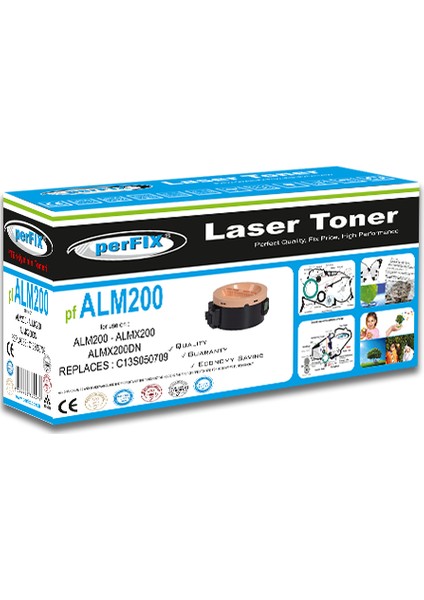 Pf MX200 – ALM200 - 2 (5739) 2500 Sayfa Siyah Muadil Toner fiyatları