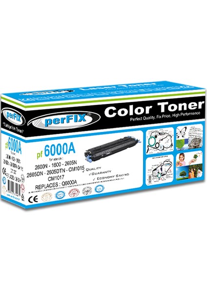 Pf Q6000A - 124A 2500 Sayfa Siyah Muadil Toner