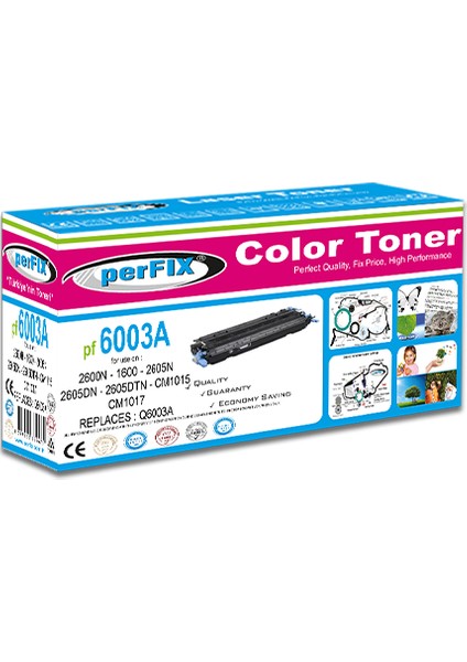 Pf Q6003A - 124A 2000 Sayfa Kırmızı Muadil Toner fiyatları
