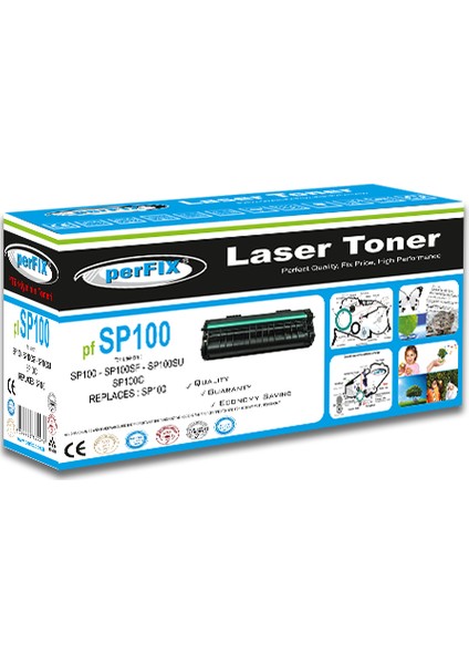Pf SP100 Afıco SP100-SP100F 2000 Sayfa Siyah Muadil Toner fiyatları