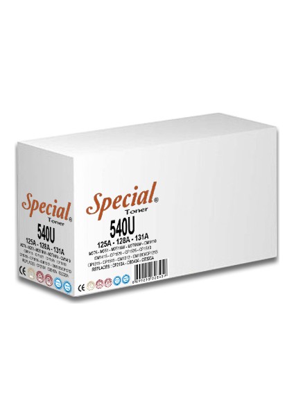 540U CF210A - CB540A - CE320A 2200 Sayfa Siyah Muadil Toner