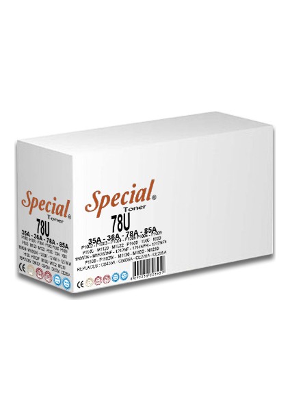 78U - 78A - 85A - 35A - 36A - CE278A - CE285A - CB435A - CB436 1600 Sayfa Siyah Muadil Toner fiyatları