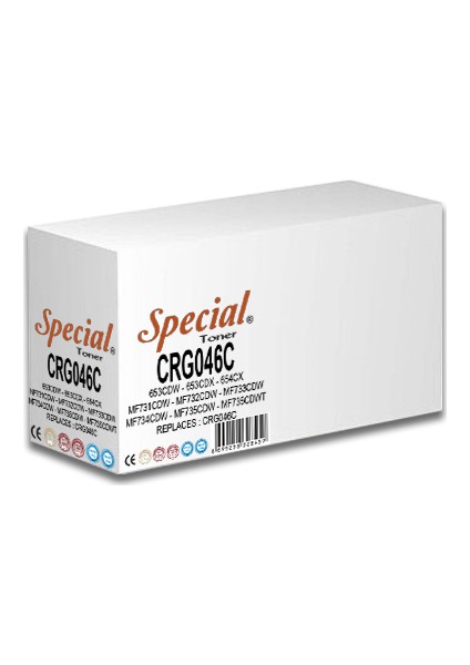 CRG046C 2300 Sayfa Mavi Muadil Toner
