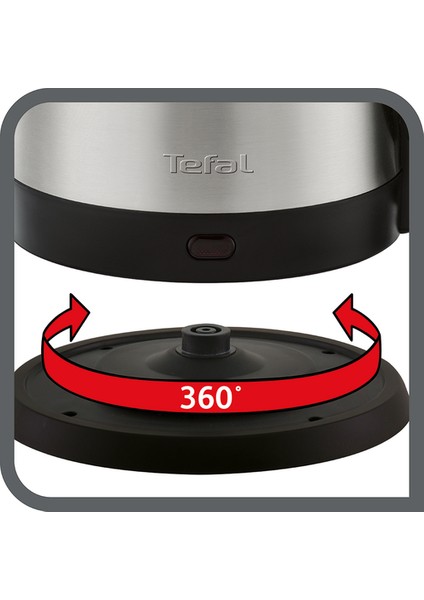 KI431D10 [ 1,2 L ] Compact Paslanmaz Çelik Kettle [ Inoks ] - 7211002382
