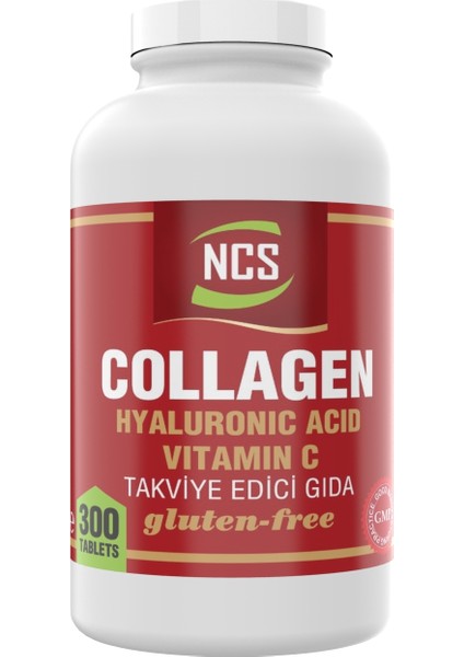 Hidrolize Collagen 1000 Mg Hyaluronic Acid C Vitamini 2 Adet 300 Tablet