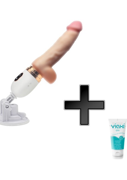 Oynar Başlı Ileri Geri Giden Vantuzlu Şarjlı Titreşimli Vibratör