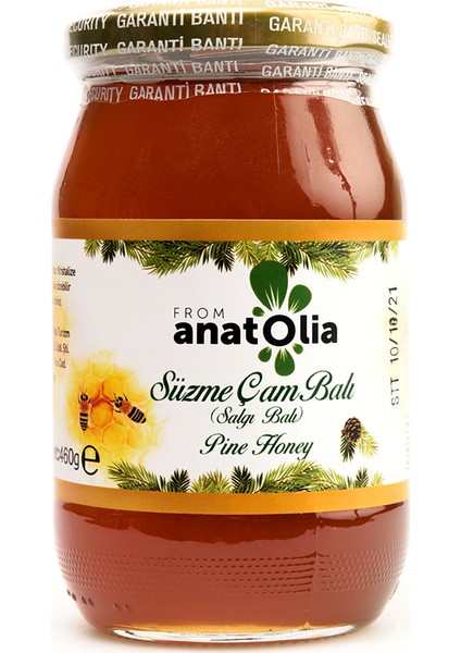 Anatolia From Anatolia Süzme Çam Balı 460 gr Cam Kavanoz